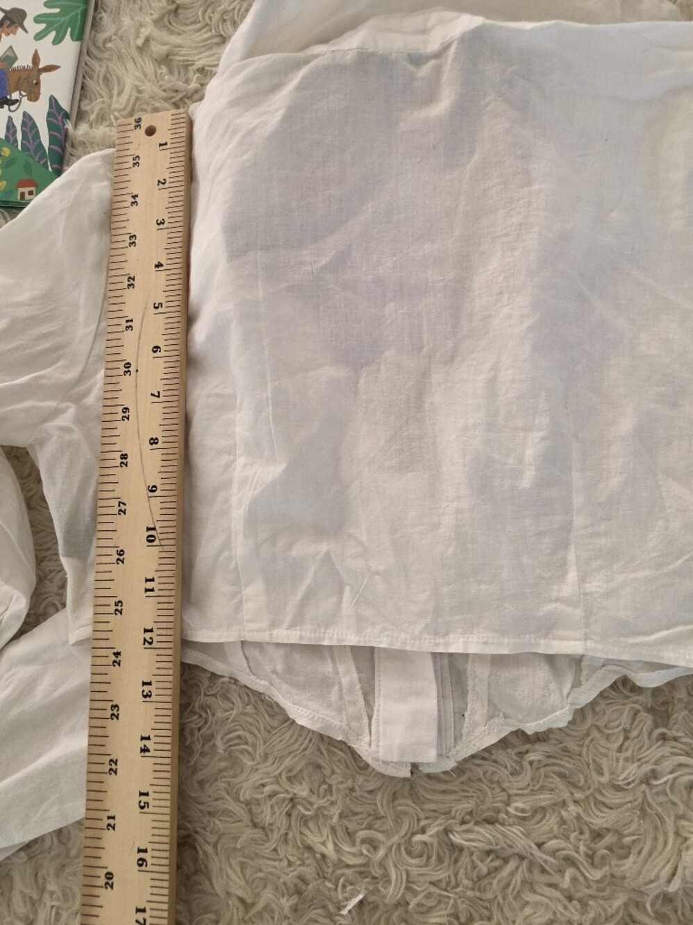 Cropped White Button-Front Shirt — The Ragged Priest - Picture 6 of 7
